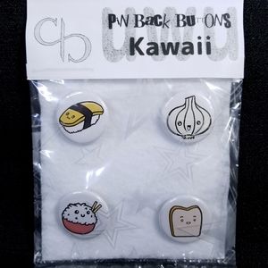 Kawaii Food Pin Set